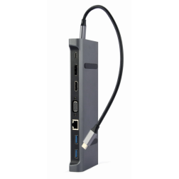 ADAPTADOR MULTIPUERTO USB TIPO C 9 EN 1