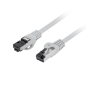 CABLE RED LANBERG LATIGUILLO CAT-8-1 S-FTP LSZH CU 1M GRIS FLUKE PASSED CABLE RED LANBERG LATIGUILLO CAT-8-1 S-FTP LSZH CU 1M GRIS FLUKE PASSED