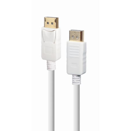 CABLE DISPLAYPORT GEMBIRD 4K DE 1,8 M, BLANCO