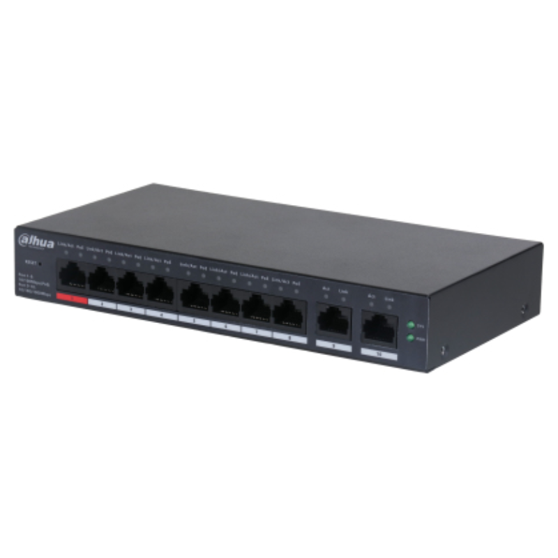 SWITCH CLOUD DAHUA DH-CS4010-8ET-110 SWITCH WITH 8-PORT POE SWITCH CLOUD DAHUA DH-CS4010-8ET-110 SWITCH WITH 8-PORT POE