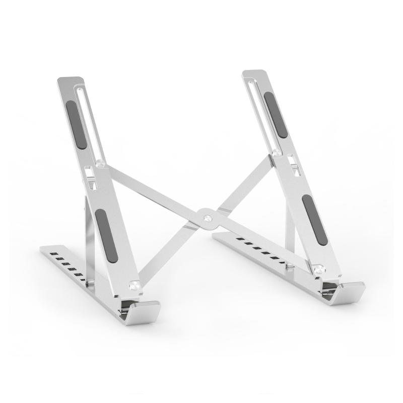 SOPORTE PORTATIL SOBREMESA AISENS AJUSTABLE PLATA SOPORTE PORTATIL SOBREMESA AISENS AJUSTABLE PLATA
