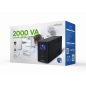 UPS GEMBIRD CON USB Y DISPLAY LCD 2000 VA NEGRO UPS GEMBIRD CON USB Y DISPLAY LCD 2000 VA NEGRO