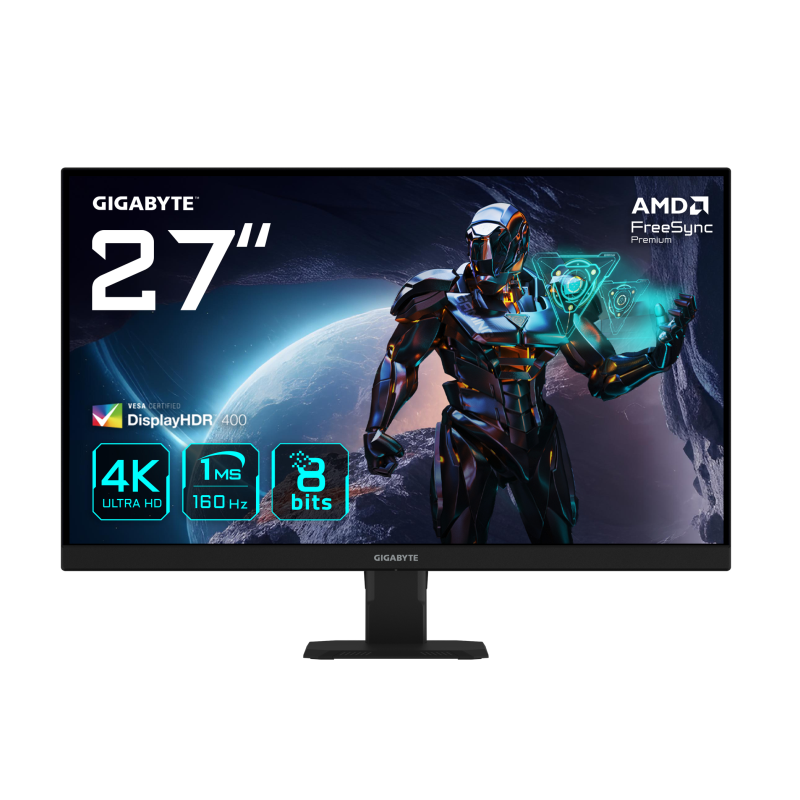 MONITOR GAMING GIGABYTE GS27U 27" 3840X2160 UHD SS IPS MONITOR GAMING GIGABYTE GS27U 27" 3840X2160 UHD SS IPS