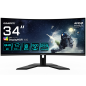 MONITOR GAMING GIGABYTE G34WQCP 34" 3440x1440 VA 1500R MONITOR GAMING GIGABYTE G34WQCP 34" 3440x1440 VA 1500R