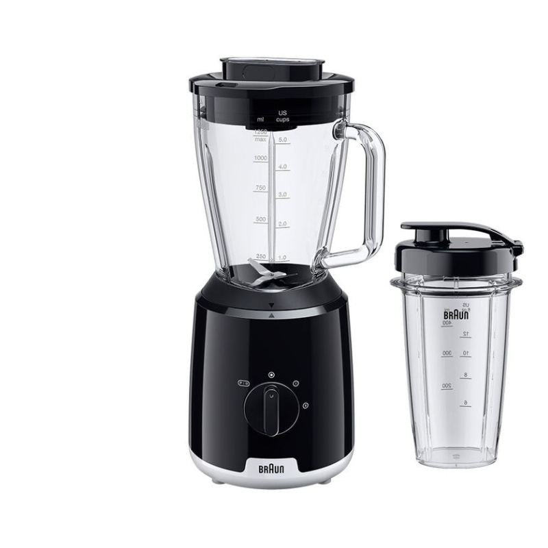 BATIDORA DE VASO BRAUN JB1051BK 600W BLANCO 2 VELOCIDADES BATIDORA DE VASO BRAUN JB1051BK 600W BLANCO 2 VELOCIDADES