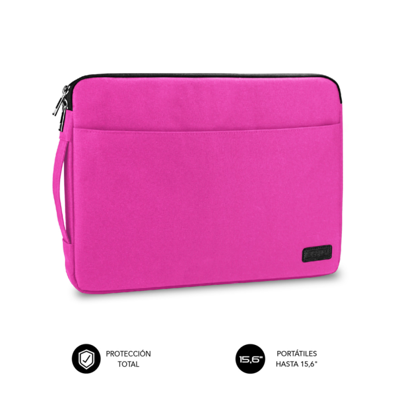 FUNDA PORTATIL SUBBLIM FUNDA ORDENADOR URBAN LAPTOP SLEEVE 15,6" PINK FUNDA PORTATIL SUBBLIM FUNDA ORDENADOR URBAN LAPTOP SLEEVE 15,6" PINK