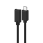 CABLE ALARGADOR USB 2-0 EWENT USB-C MACHO USB-C HEMBRA 1,8m NEGRO CABLE ALARGADOR USB 2-0 EWENT USB-C MACHO USB-C HEMBRA 1,8m NEGRO