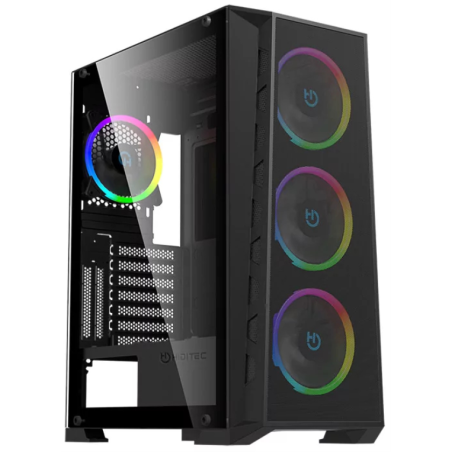 CAJA ATX HIDITEC MH12 METAL MESH ARGB USB 3-1 TYPE-C