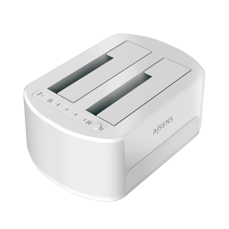 ESTACION DOCKING AISENS DOBLE ASDS-D02W SATA 2-5 3-5 A USB 3-0 3-1 GEN1 CLONE ESTACION DOCKING AISENS DOBLE ASDS-D02W SATA 2-5 3-5 A USB 3-0 3-1 GEN1 CLONE