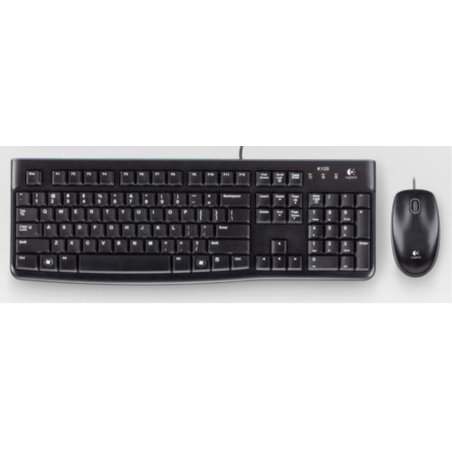 Teclado + mouse logitech mk120 optico