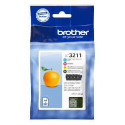Cartucho de Tinta Original Brother LC-3211VAL Multipack- Cian- Magenta- Amarillo- Negro