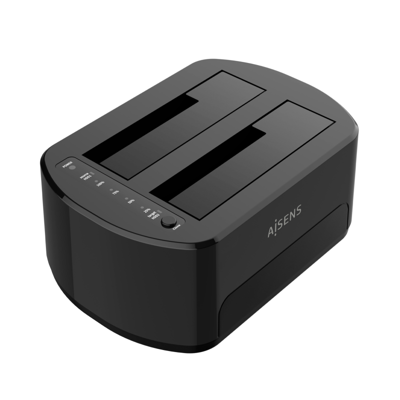 ESTACION DOCKING AISENS DOBLE ASDS-D03B SATA 2-5 3-5 A USB 3-0 3-1 GEN1 CLONE ESTACION DOCKING AISENS DOBLE ASDS-D03B SATA 2-5 3-5 A USB 3-0 3-1 GEN1 CLONE