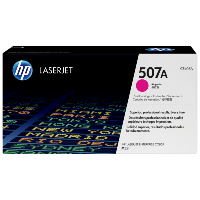 TONER HP 507A MAGENTA TONER HP 507A MAGENTA