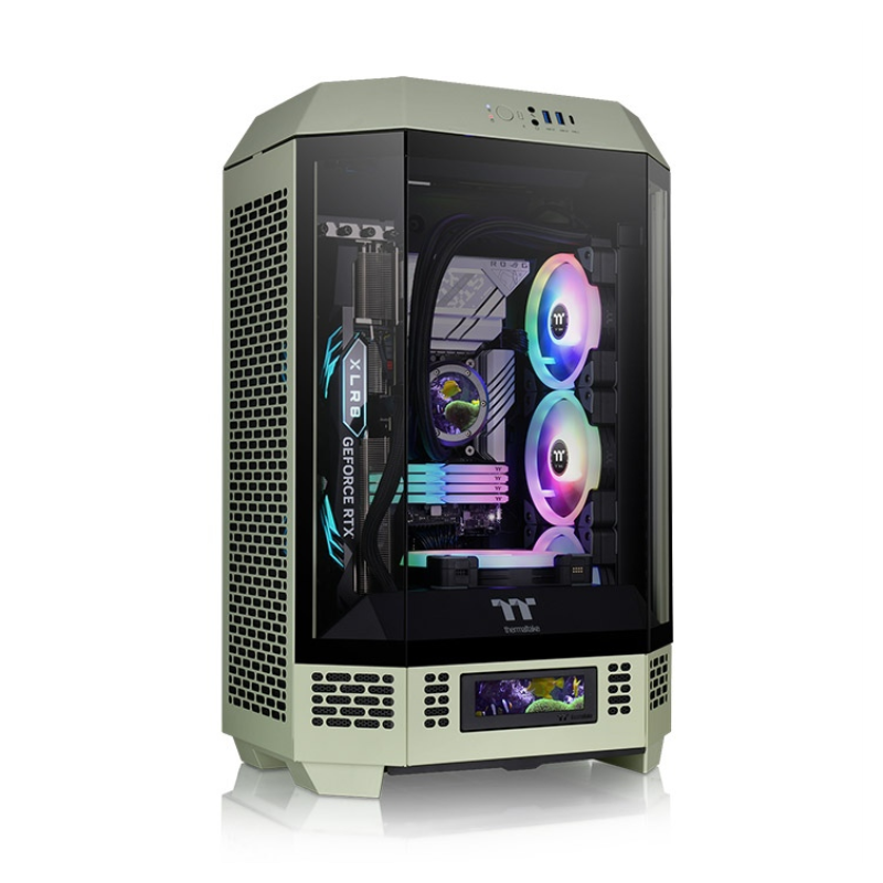 CAJA THERMALTAKE THE TOWER T300 MATCHA GREEN ATX 2XUSB 3-0 SIN FUENTE VERDE CAJA THERMALTAKE THE TOWER T300 MATCHA GREEN ATX 2XUSB 3-0 SIN FUENTE VERDE