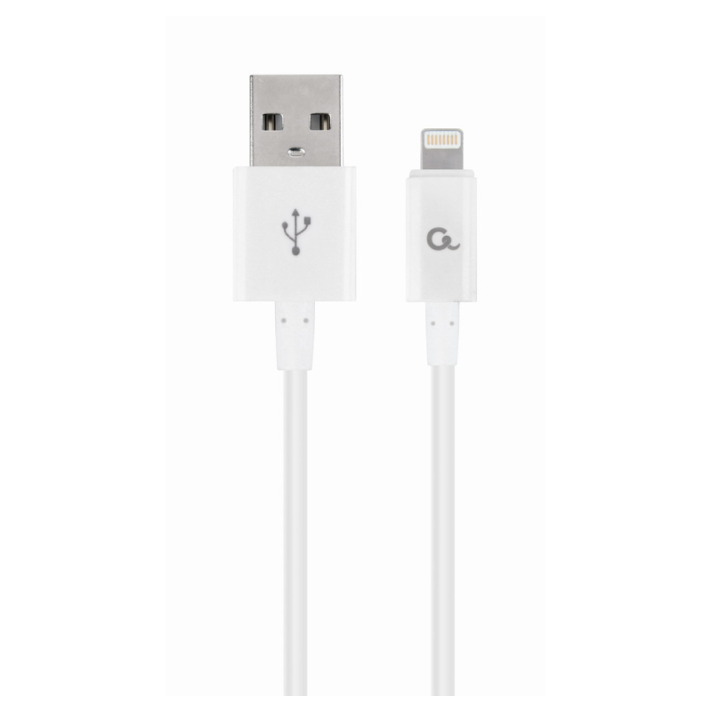 CABLE DE CARGA Y DATOS GEMBIRD DE 8 PINES, 1 M, BLANCO CABLE DE CARGA Y DATOS GEMBIRD DE 8 PINES, 1 M, BLANCO