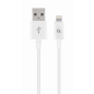 CABLE DE CARGA Y DATOS GEMBIRD DE 8 PINES, 1 M, BLANCO CABLE DE CARGA Y DATOS GEMBIRD DE 8 PINES, 1 M, BLANCO