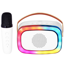 ALTAVOZ KARAOKE TREVI XR 8A01 MINIPARTY SPKR+AW BIANCO
