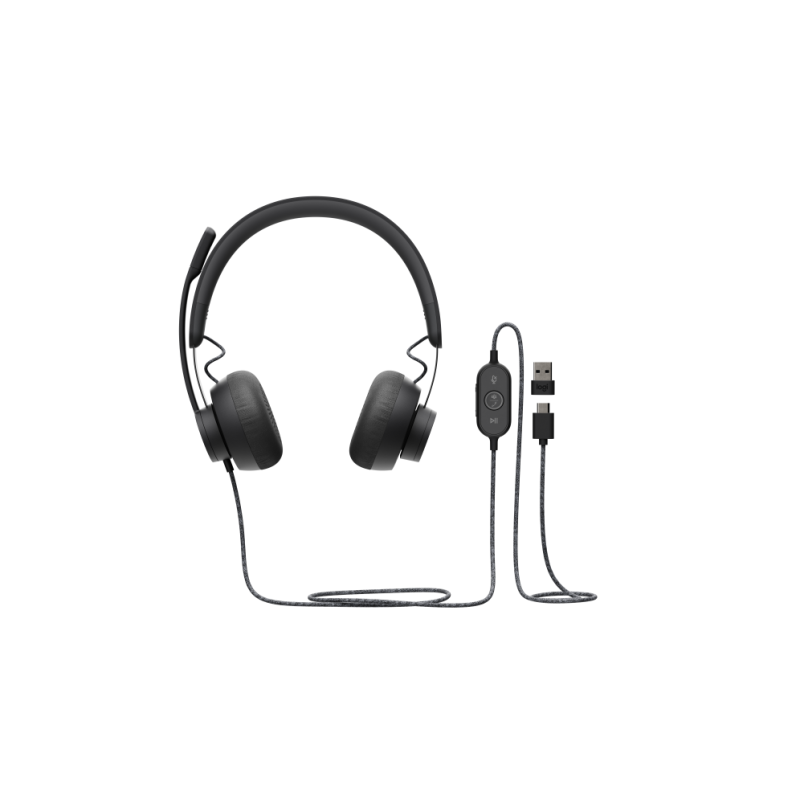 LOGITECH ZONE WIRED - GRAPHITE - EMEA ACCSCON CERTIFICACION MS TEAM LOGITECH ZONE WIRED - GRAPHITE - EMEA ACCSCON CERTIFICACION MS TEAM