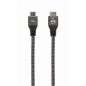 CABLE TRENZADO HDMI 2-1 8K 60HZ GEMBIRD SELECT PLUS SERIES CON ETHERNET 1M NEGRO