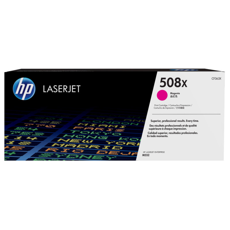 TONER HP 508X MAGENTA 950 PAG TONER HP 508X MAGENTA 950 PAG