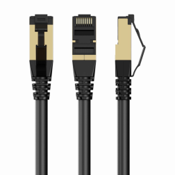 CABLE RED S-FTP GEMBIRD CAT 8 LSZH NEGRO 7 5 M