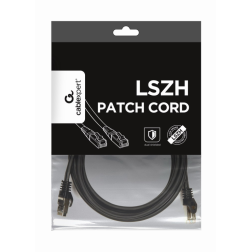 CABLE RED S-FTP GEMBIRD CAT 6A LSZH NEGRO 3M
