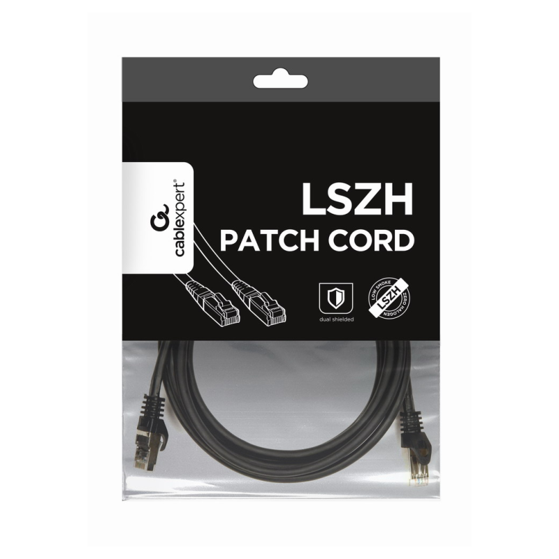 CABLE RED S-FTP GEMBIRD CAT 6A LSZH NEGRO 3M CABLE RED S-FTP GEMBIRD CAT 6A LSZH NEGRO 3M