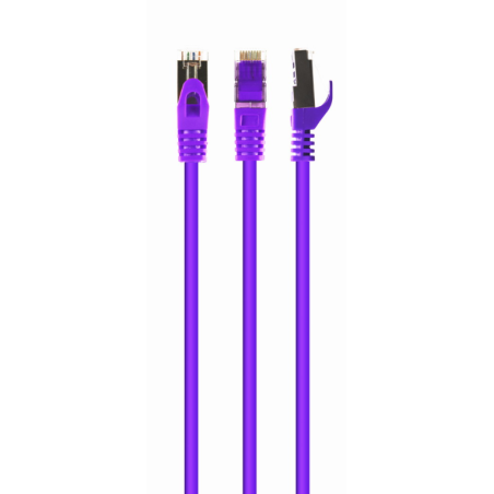 CABLE RED S-FTP GEMBIRD CAT 6A LSZH VIOLETA 1 M