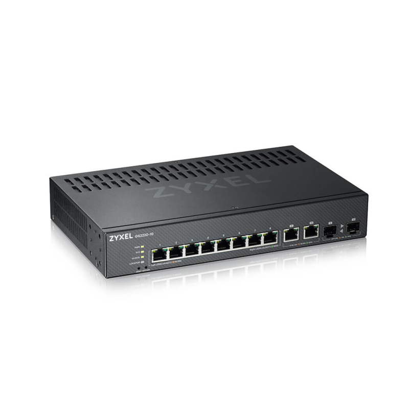 SWITCH ZYXEL EU REGION 8-PORT GBE L2 SWITCH SWITCH ZYXEL EU REGION 8-PORT GBE L2 SWITCH