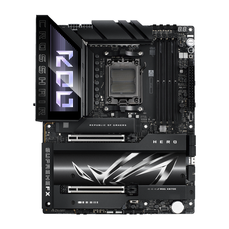 PLACA BASE ASUS ROG CROSSHAIR X870E HERO AM5 ATX 4XDDR5 PLACA BASE ASUS ROG CROSSHAIR X870E HERO AM5 ATX 4XDDR5