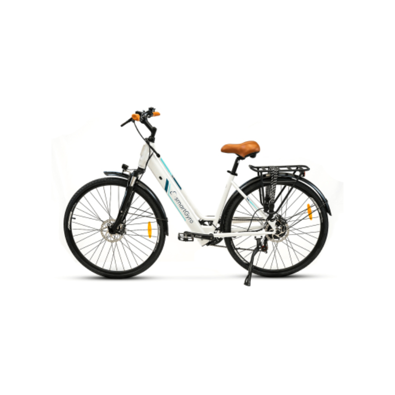 Bicicleta Eléctrica SmartGyro Ebike Sunset White- Motor 250W- Ruedas 27-5"- Blanca