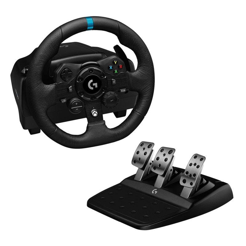 VOLANTE Y PEDALES LOGITECH TRUEFORCE G923 PC XBOX NEGRO VOLANTE Y PEDALES LOGITECH TRUEFORCE G923 PC XBOX NEGRO