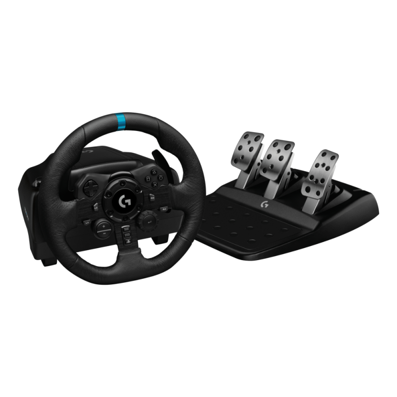 VOLANTE Y PEDALES LOGITECH TRUEFORCE G923 PC PS4 PS5 NEGRO VOLANTE Y PEDALES LOGITECH TRUEFORCE G923 PC PS4 PS5 NEGRO