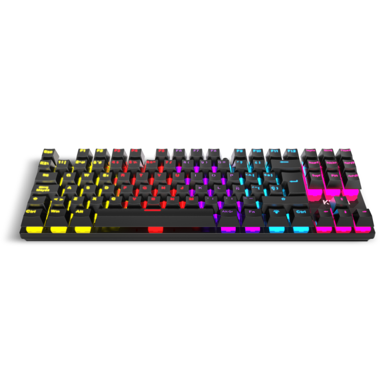 TECLADO GAMING KROM KASIC TKL RAINBOW TECLADO GAMING KROM KASIC TKL RAINBOW