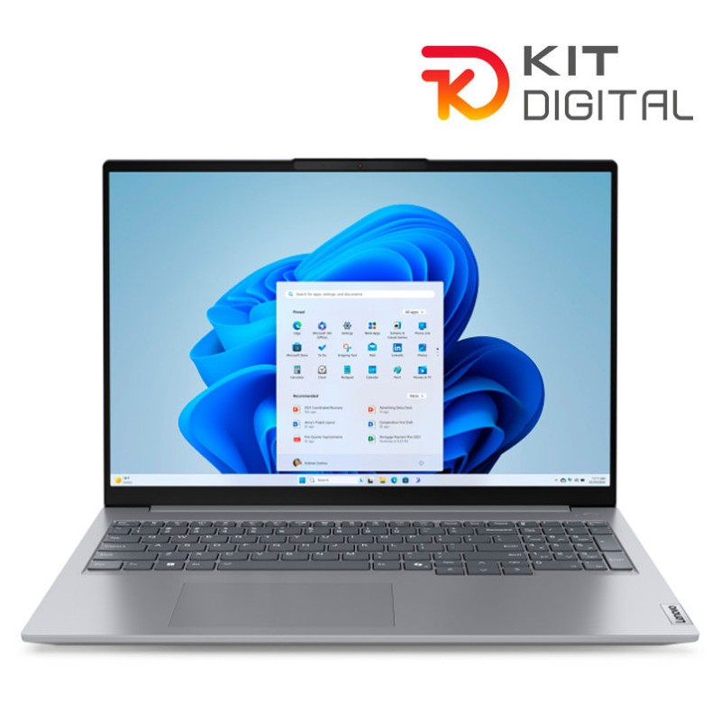 PORTATIL LENOVO THINKBOOK 16 G7 ARP R5-7535HS-16GB-512GB-16"-W11P PORTATIL LENOVO THINKBOOK 16 G7 ARP R5-7535HS-16GB-512GB-16"-W11P