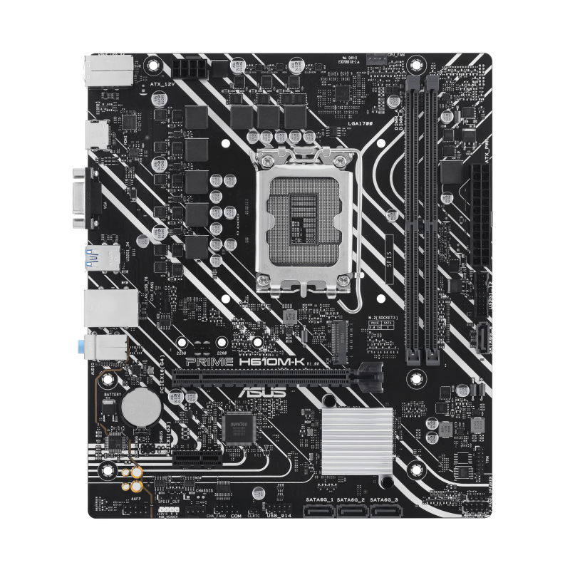PLACA BASE ASUS PRIME H610M-K 1700 MATX 2XDDR5 PLACA BASE ASUS PRIME H610M-K 1700 MATX 2XDDR5