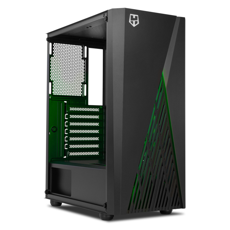 CAJA NOX Semitorre ATX ARGB Hummer Frost Cristal templado CAJA NOX Semitorre ATX ARGB Hummer Frost Cristal templado