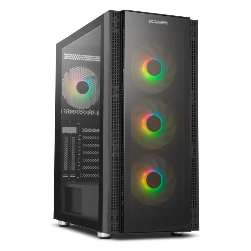 CAJA NOX Semitorre E-ATX Hummer Horus ARGB Cristal templado CAJA NOX Semitorre E-ATX Hummer Horus ARGB Cristal templado