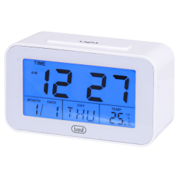 RELOJ DIGITAL TREVI SLD 3P50 CON ALARMA Y TERMOMETRO BLANCO
