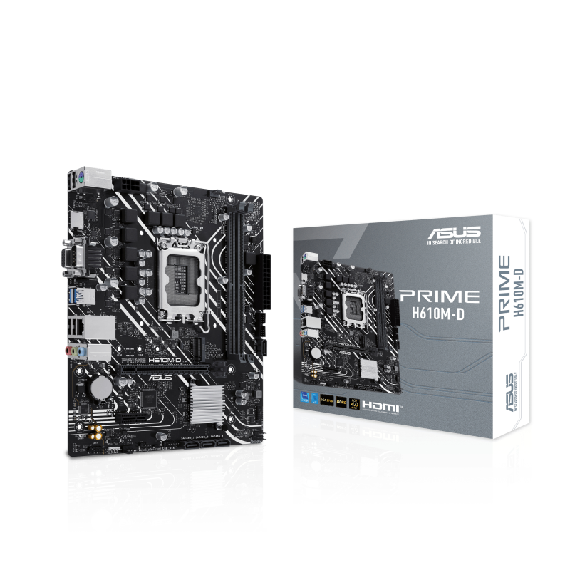 PLACA BASE ASUS PRIME H610M-D 1700 MATX 2XDDR5 PLACA BASE ASUS PRIME H610M-D 1700 MATX 2XDDR5