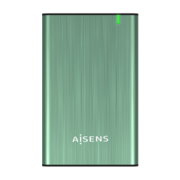 CAJA EXTERNA DISCO 2-5" AISENS 9-5MM SATA A USB 3-0 USB3-1 GEN1 VERDE