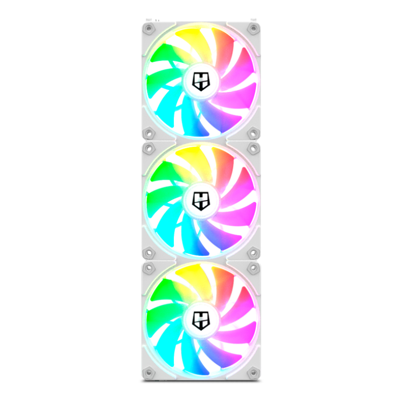 VENTILADOR CAJA NOX HUMMER EASYLINK ARGB FANS KIT BLANCOS VENTILADOR CAJA NOX HUMMER EASYLINK ARGB FANS KIT BLANCOS