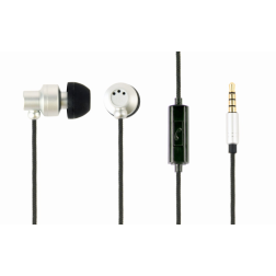 AURICULARES METÁLICOS GEMBIRD CON MICROFONO "PARIS" PLATEADOS
