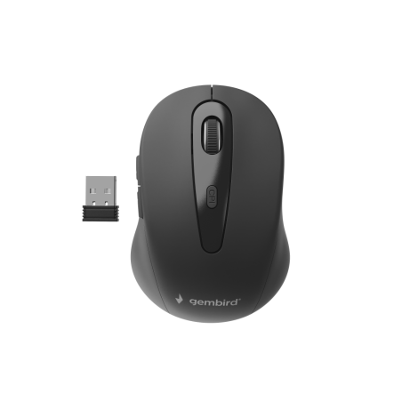 RATON OPTICO INALAMBRICO GEMBIRD DE 6 BOTONES, NEGRO