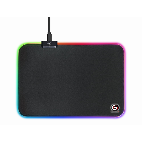 ALFOMBRILLA GAMING GEMBIRD CON EFECTO DE LUZ LED, TAMANO M