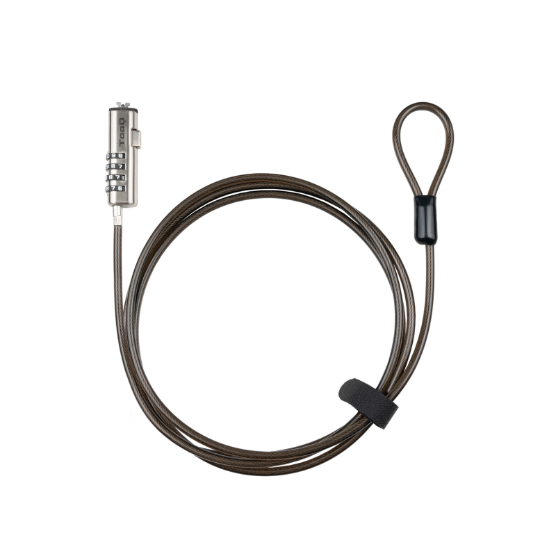 CABLE SEGURIDAD TOOQ NANO 2-5X6MM COMBINACION PORTATIL CABLE SEGURIDAD TOOQ NANO 2-5X6MM COMBINACION PORTATIL