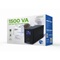 SAI GEMBIRD con USB y display LCD 1500 VA negro