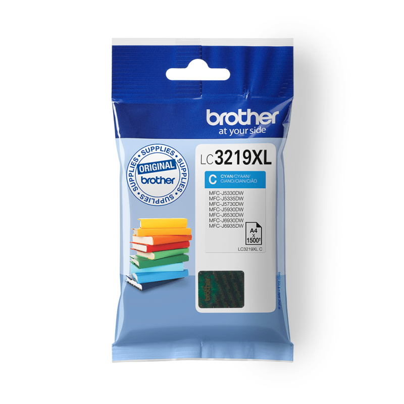 Cartucho de Tinta Original Brother LC-3219C XL Alta Capacidad- Cian