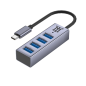 HUB MAILLON PREMIUM TIPO C 3-1 TO USB 3-2 ALUMINIO 4-1 HUB MAILLON PREMIUM TIPO C 3-1 TO USB 3-2 ALUMINIO 4-1