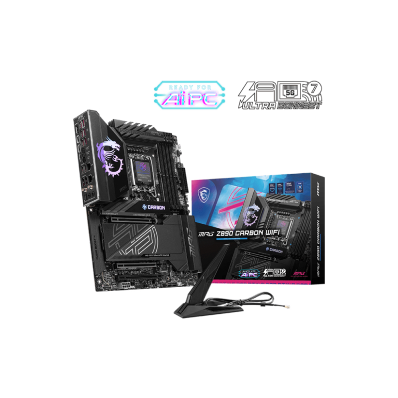 PLACA BASE MSI MPG Z890 CARBON WIFI ATX 4XDDR5 PLACA BASE MSI MPG Z890 CARBON WIFI ATX 4XDDR5